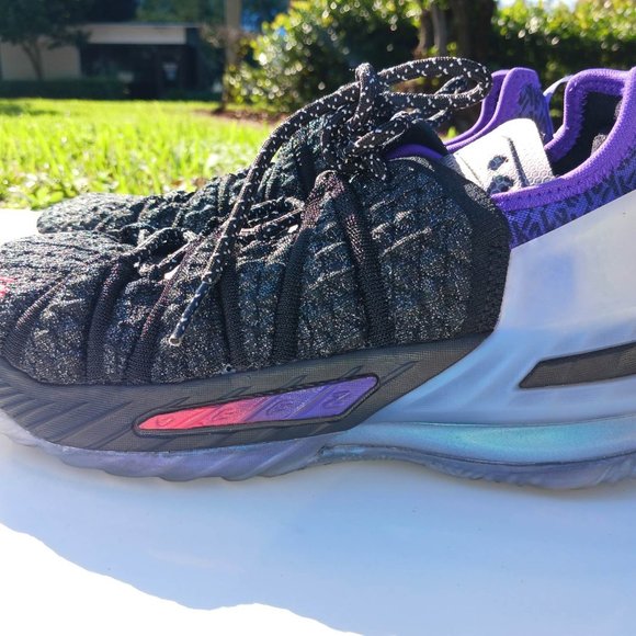 Nike Other - Nike LeBron XVIII NRG GS Size 4Y Black Bright Crimson Youth Woman Kids